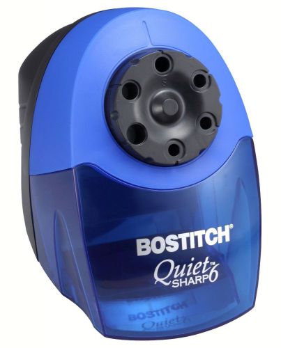 Stanley Bostitch Professional, Quiet Sharp 6, Pencil Sharpener, Blue, New!