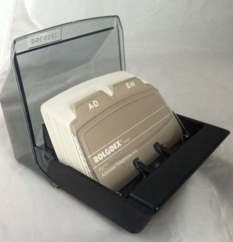 Rolodex Petite Address File Contact Box System Organizer S300C