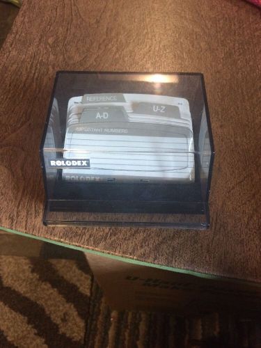 Rolodex Model S300C Petite Card Address Phone Number File Box Small Organizer