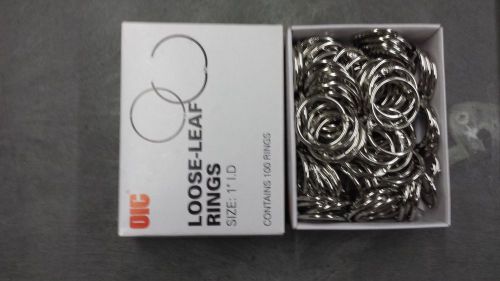 100 1&#034; Loose Leaf Rings