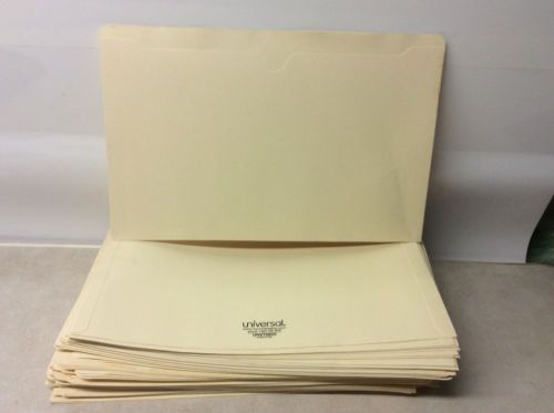 Lot of 98 New Manila Universal File Jackets - Item # UNV72500 - Legal Size