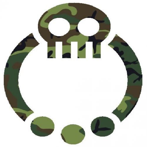 30 Custom Camo Skull Ring Personalized Address Labels