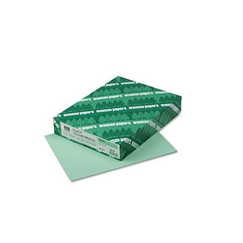 Neenah Exact Vellum Bristol, 67 lb, 8.5 x 11 Inches, 250 Sheets, Green New