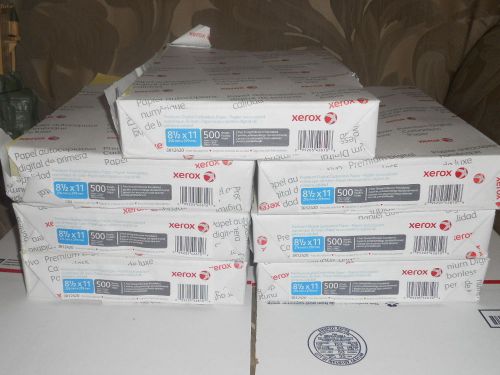 7 Reams 3500 sheets Xerox Premium Digital Carbonless Paper 3R12420 8.5 x 11