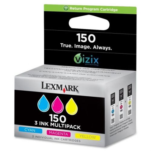 LEXMARK SUPPLIES 14N1805 3PK NO 150 CMY STANDARD YIELD