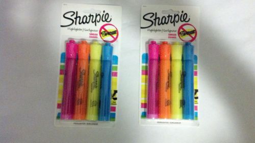 sharpie highlighter smear guard (read, orange, yellow, blue), 2 sets