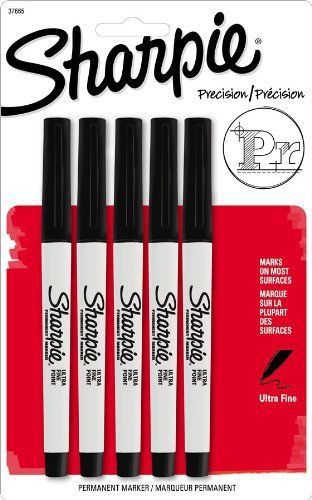 Sharpie Permanent Ultra Fine Marker - Fine Marker Point Type - Black (37665pp)