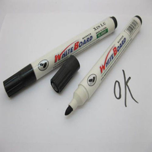 100 bulk new erasing whiteboard marker pens black for sale