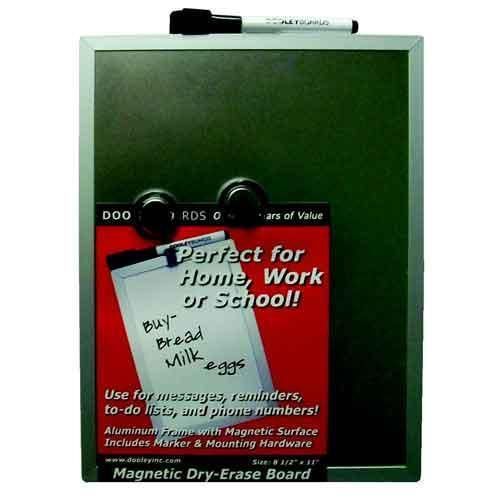 Dooley aluminum framed magnetic markerboard 8-1/2&#039;&#039; x 11&#039;&#039; for sale