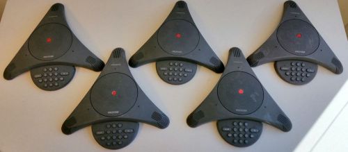 (5) Polycom SoundStation 2201-03308-001 Conference Phones ( Units Only )