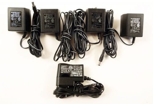 LOT OF 5 PLANTRONICS POWER SUPPLY AC ADAPTER  DV-7520 7.5V &amp;  83648-01 9V