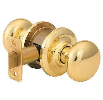 2 YALE Cambridge 10CB Passage Interior Door Knob Set NonLock Brass D3106302 LSP