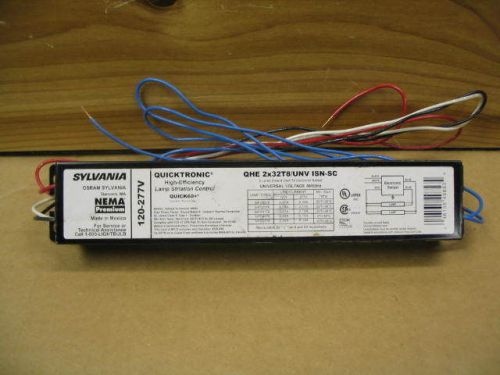 Sylvania QUICKTRONIC Quick60+ QHE 2x32T8/UNV ISN-SC Ballast NEW