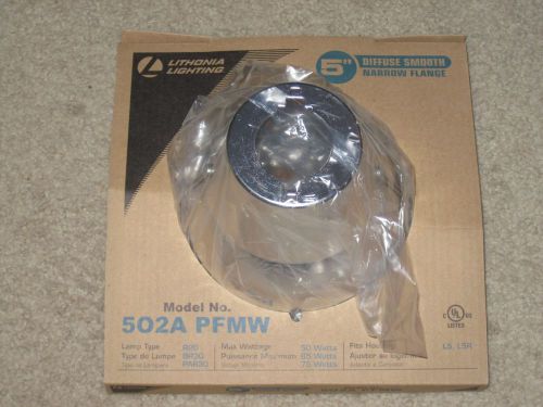 Set of 6 - Lithonia 5&#034; Diffuse Smooth Narrow Flange 502A PFMW - 13 cm