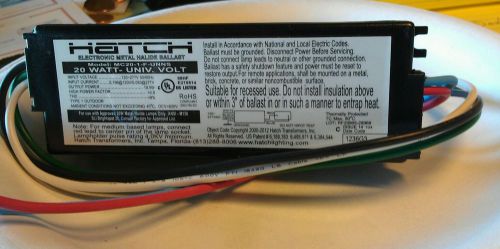 Hatch MC20-1-F-UNNS 20 Watt Electronic Metal Halide Ballast 120/277V