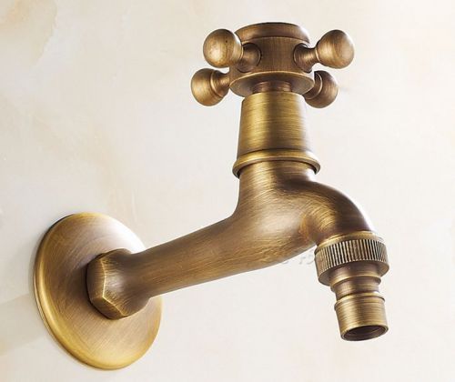 New Antique Brass Garden Washing Machine/ Mop Water Tap Copper Faucet Tap