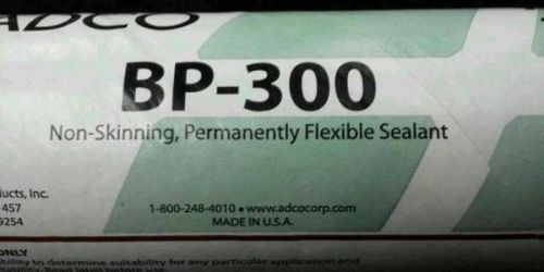 3 Tubes ADCO BP-300 Grey Non-Skinning, Permanently Flexible Sealant