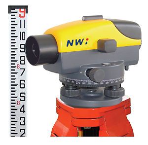 Northwest instrument 26x contractors auto level package for sale