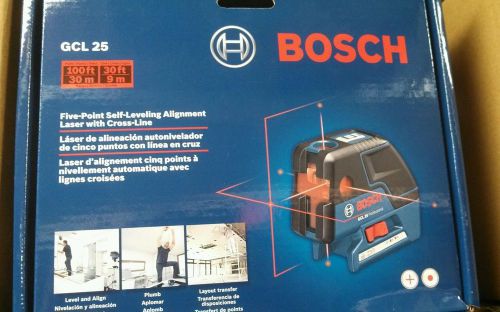 Bosch GCL 25 5 point laser cross line