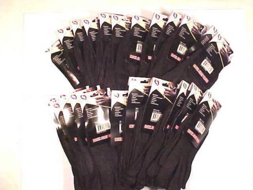 24 pair brown jersey work gloves mens one size fits all - 9 oz. for sale