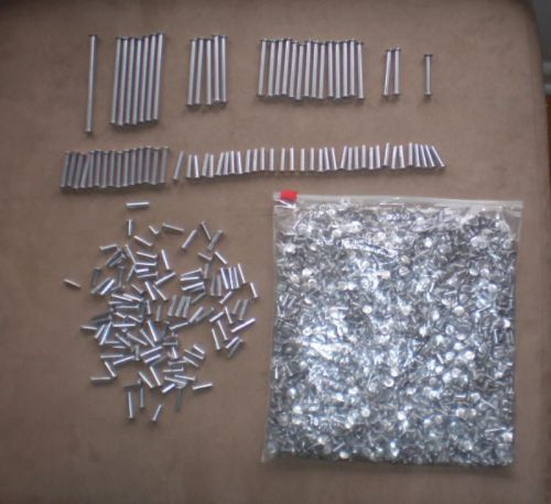 HUGE LOT OF VINTAGE ALUMINUM BINDER SCREW POSTS