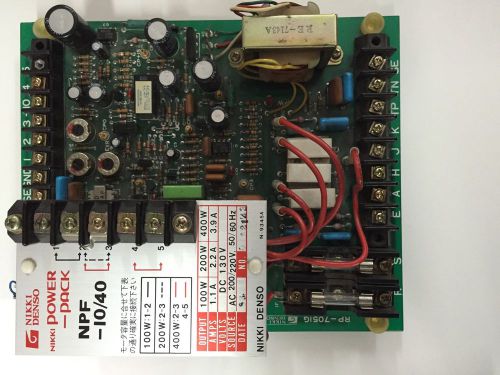 KOMORI NIKKI DENSO PLC CONTROLLER POWER PACK N-9345A NPF-10/40 RP-7051G RP7051G