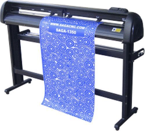 Vinyl cutter sticker plotter decal sign machine saga procut 4800csr contour1350i for sale