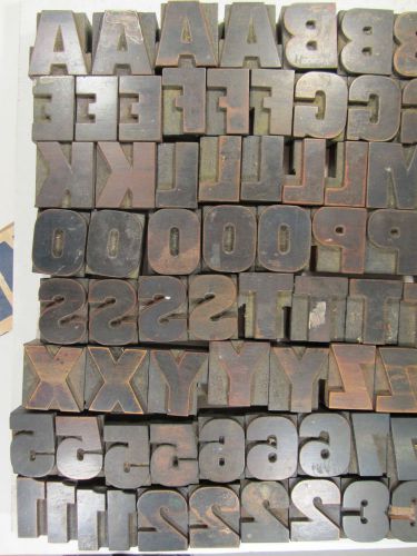 ANTIQUE WOOD TYPE 8 LINE GOTHIC