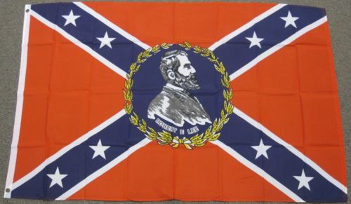 Rebel Robert Lee Flag 3x5ft Poly - R-31