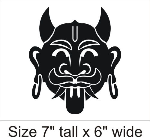 2X Monster Face Vinyl Sticker Decal Car Truck Bumper Fine Art Cafe  - 1394