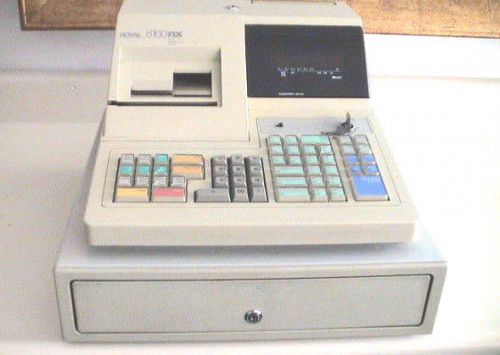 Used Cash Management  System ROYAL 8160NX includes keys