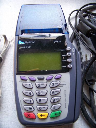 VERIFONE VX510 OMNI 3730 CREDIT/DEBIT CARD MACHINE