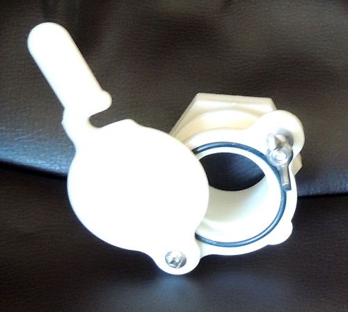 Honey Gate valve, food grade nylon, white, 1 7/16&#034; inside diameter