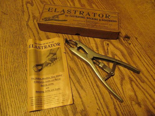 VINTAGE ELASTRATOR IN THE ORIGINAL BOX