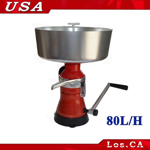 New hand  milk cream separator 80l/h manual fresh good quality clean for sale