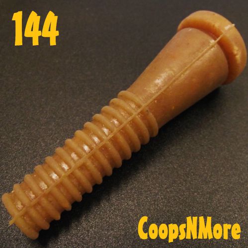 144 LARGE RITE FARM CHICKEN PLUCKER PICKER FINGERS FOR DUCK GOOSE TURKEY RUBBER