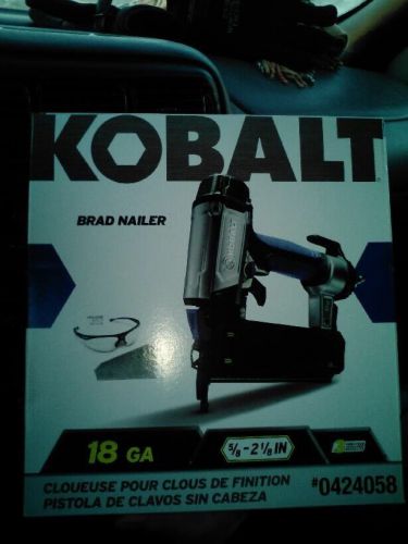 KOBALT BRAD NAILER 18 GA 5/8 - 21/8 IN CLOUEUSE POUR CLOUS DE FINITION #0424058