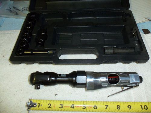 JET JSM-30K 3/8&#034; DR. AIR RATCHET KIT W/SOCKETS &amp; MOLDED CASE - NEW