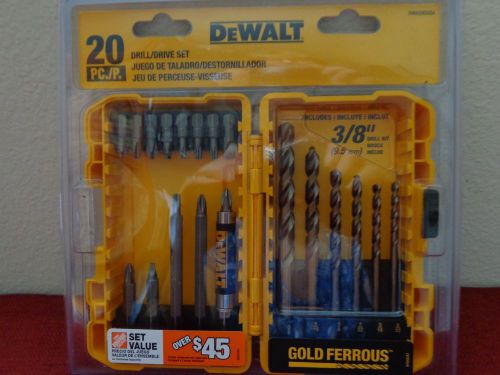 DeWalt 20 Pc. Drill/Drive Set - New