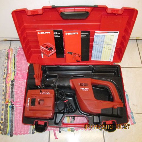 hilti WSR 650-A  cordless 24V reciprocating saw kit, 100% work, COMPLETE &amp; MINT