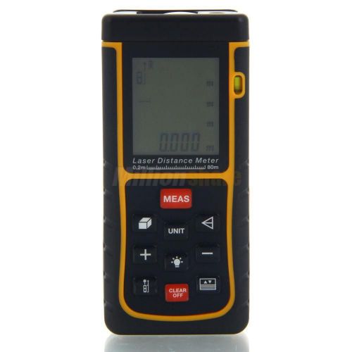 RZ-E80 80m(262ft) Digital Laser distance meter measure Range finder Area Volume