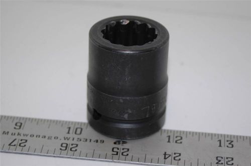Snap on 15/16&#039;&#039; shallow impact socket 12 point 3/4&#039;&#039; drive imd302a tool exc cond for sale