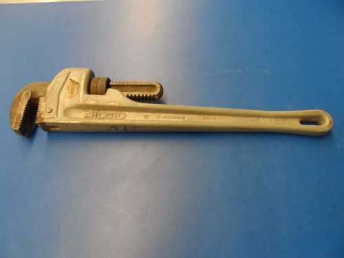 18 inch aluminum pipe wrench ridgid for sale