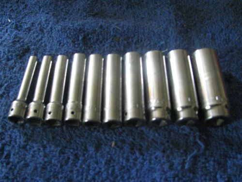 MATCO TOOLS 1/4 IN DRIVE DEEPWELL 10 PC STANDARD SET