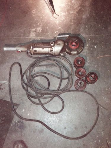 USED RIDGID PIPE THREADER 700 WITH 4 DIES RIDGID 700