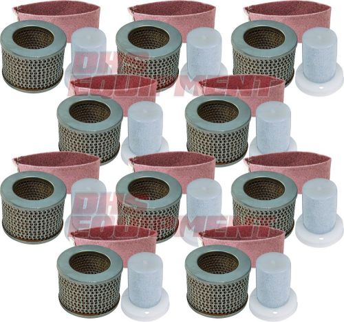 Stihl TS350 TS510 TS760 Non-OEM Old Style Air Filter Set 10 Pack - 4201-140-1801