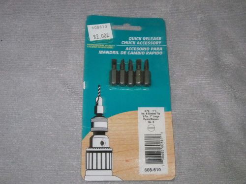 Quick Release Chuck Accessory 5pc.  608-61