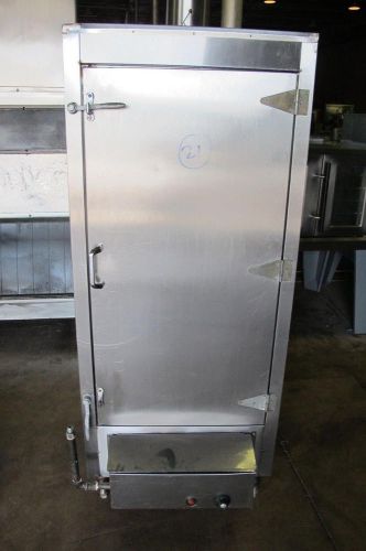 UNIVERSAL MFG GAS CHINESE PORK SMOKER GALVANIZED INTERIOR 3 BURNER