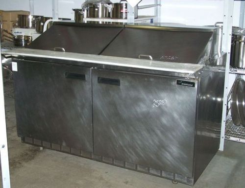 Delfield 2 door refrigerated mega top prep table 110v; 1ph;  model: 4464n-24m for sale