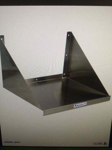 30&#034; X 20&#034; Stainless Steel Microwave Shelf BKMS-2030